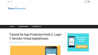 
                            11. Tutorial De App Productos Parte 2: Login Y Servidor Virtual DigitalOcean