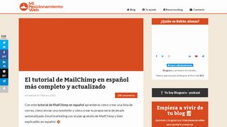 
                            10. Tutorial de MailChimp en español - La guía más completa