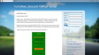 
                            10. TUTORIAL DEALER TOP UP NGSB: SRS Mobile App
