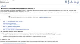 
                            12. Tutorial for Building Mobile Applications for Windows CE - Oracle Docs