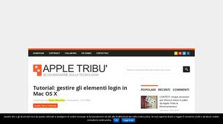 
                            12. Tutorial: gestire gli elementi login in Mac OS X - Apple Tribù
