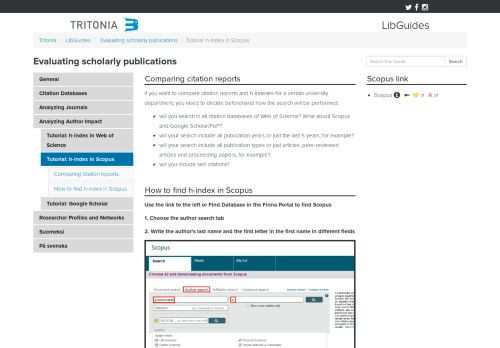 
                            13. Tutorial: h-index in Scopus - Evaluating scholarly publications ...