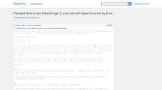 
                            12. [Tutorial] How to add Steemit login to your site with SteemConnect by ...