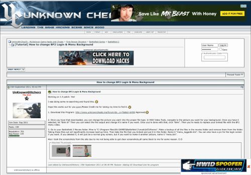 
                            8. [Tutorial] How to change BF2 Login & Menu Background - UnKnoWnCheaTs