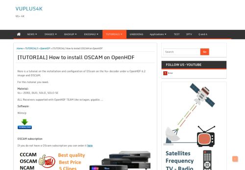 
                            13. [TUTORIAL] How to install OSCAM on OpenHDF – VUPLUS4K