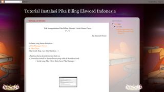 
                            12. Tutorial Instalasi Pika Biling Elsword Indonesia