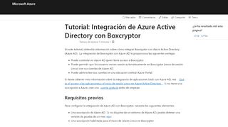 
                            8. Tutorial: Integración de Azure Active Directory con Boxcryptor ...