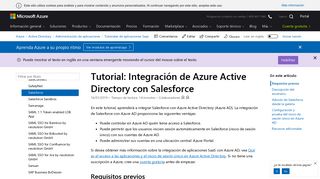 
                            12. Tutorial: Integración de Azure Active Directory con Salesforce ...