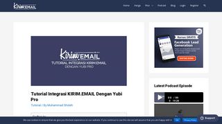 
                            9. Tutorial Integrasi KIRIM.EMAIL dengan Yubi Pro | Tutorial Email ...