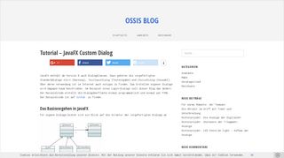 
                            6. Tutorial - JavaFX Custom Dialog - Ossis Blog