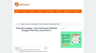 
                            8. Tutorial Lengkap : Cara Membuat Website Dengan PHP Dari Awal ...