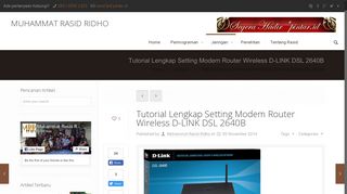 
                            3. Tutorial Lengkap Setting Modem Router Wireless D-LINK DSL 2640B ...