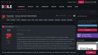 
                            3. Tutorial - Linux Server einrichten - German - Exile Mod