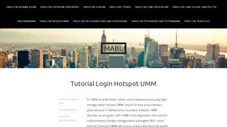 
                            4. Tutorial Login Hotspot UMM – MABL