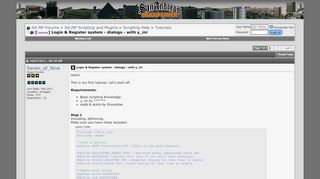 
                            4. [Tutorial] Login & Register system - dialogs - with y_ini - SA-MP ...