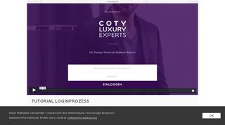 
                            5. Tutorial Loginprozess | COTY LUXURY EXPERTS