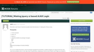 
                            1. [TUTORIAL] Making jquery ui based AJAX Login | MODX Community Forums