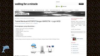 
                            13. Tutorial Membuat HOTSPOT Dengan MIKROTIK + Login MOD ...