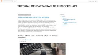 
                            5. TUTORIAL MENDAFTARKAN AKUN BLOCKCHAIN: 2017