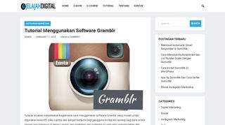 
                            2. Tutorial Menggunakan Software Gramblr - Jelajah Digital