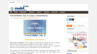 
                            8. Tutorial Mudet | Cap. 2 | Login y Tareas Diarias | Mudet Team