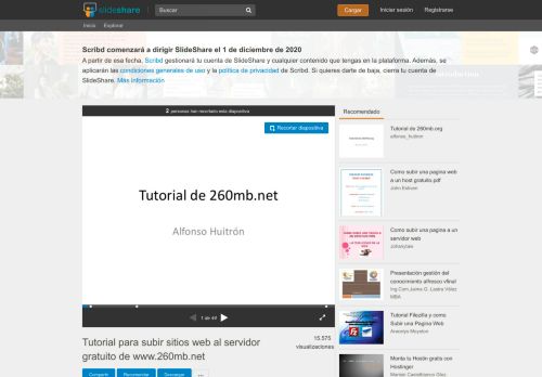 
                            4. Tutorial para subir sitios web al servidor gratuito de www.260mb.net