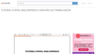 
                            5. TUTORIAL PORTAL MAIS EMPREGO CADASTRO DO ...