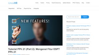
                            10. Tutorial PPh 21 (Part 2): Mengenal Fitur ESPT PPh 21 - LinovHR