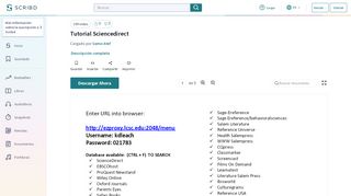 
                            13. Tutorial Sciencedirect | Email | Libraries - Scribd