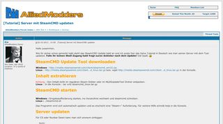 
                            4. [Tutorial] Server mit SteamCMD updaten - AlliedModders