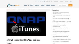
                            9. Tutorial: Turning Your QNAP into an iTunes Server - Geek Beat