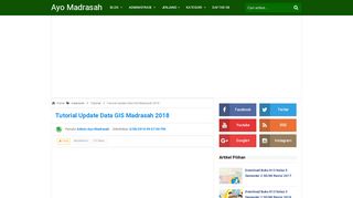 
                            5. Tutorial Update Data GIS Madrasah 2018 - Ayo Madrasah