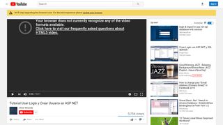 
                            2. Tutorial Usar Login y Crear Usuario en ASP NET - YouTube