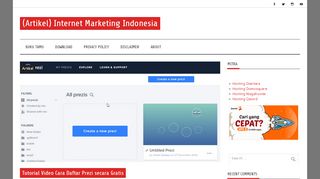 
                            4. Tutorial Video Cara Daftar Prezi secara Gratis – Internet Marketing ...