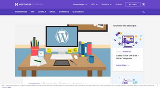 
                            11. Tutorial WordPress completo em português - Hostinger