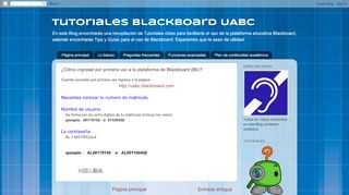 
                            5. Tutoriales Blackboard UABC: ¿Cómo ingresar por primera vez a la ...