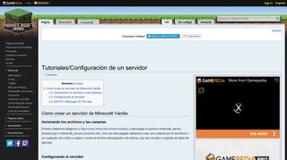 
                            6. Tutoriales/Configuración de un servidor - El oficial Minecraft Wiki