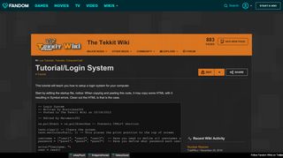 
                            8. Tutorial/Login System | The Tekkit Classic Wiki | FANDOM powered by ...