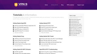 
                            4. Tutorials & Information — VPNSecure