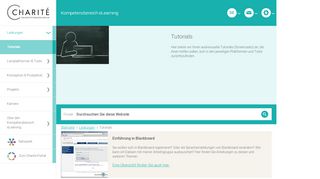 
                            3. Tutorials: Kompetenzbereich eLearning - Charité ...