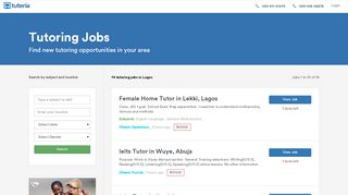 
                            4. Tutoring Jobs | Tuteria Nigeria