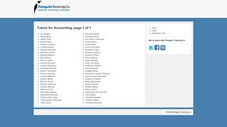 
                            6. Tutors for Accounting, page 1 of 1 - Penguin Tutoring