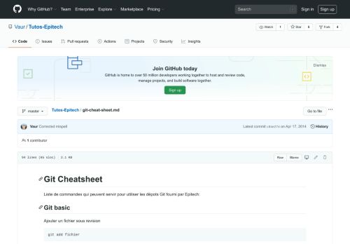 
                            13. Tutos-Epitech/git-cheat-sheet.md at master · Vaur/Tutos-Epitech · GitHub