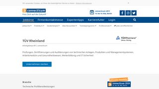 
                            12. TÜV Rheinland | Arbeitgeber - Karriere - Profil - Connecticum