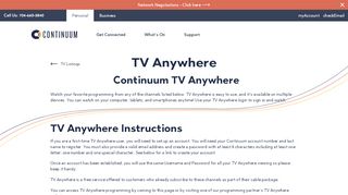 
                            7. TV Anywhere | Welcome to More with Continuum