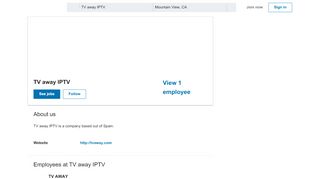 
                            8. TV away IPTV | LinkedIn