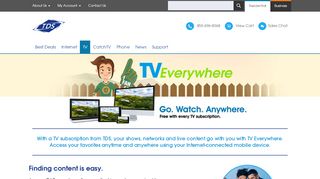 
                            9. TV Everywhere for when you are on the go | TDS Cable Service Provider