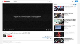
                            6. TV freischaltung für die fahrt eines Audi A8 4E (D3) - YouTube