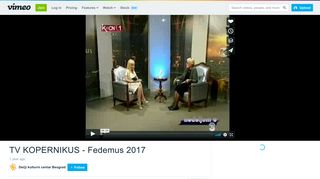 
                            9. TV KOPERNIKUS - Fedemus 2017 on Vimeo