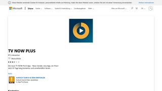 
                            4. TV NOW PLUS beziehen – Microsoft Store de-CH